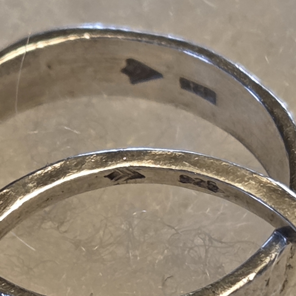 Silpada Sterling Silver & Zirconia Stacking Rings - Picture 11 of 15
